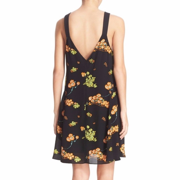NWT $395 A.L.C. 'Serena' Floral Print Silk Dress in size 8! - Picture 2 of 5